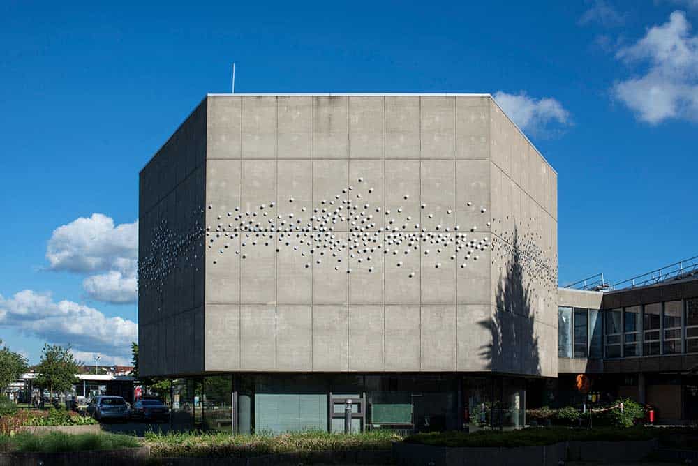 Wandgestaltung Sechseckbau Uni Kiel